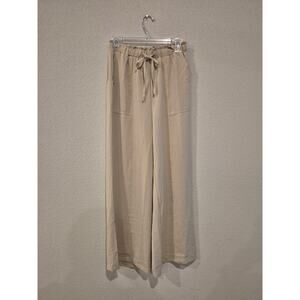 Dokotoo Women's Size Small High-Waisted Wide-Leg Pants Tan NWOT
